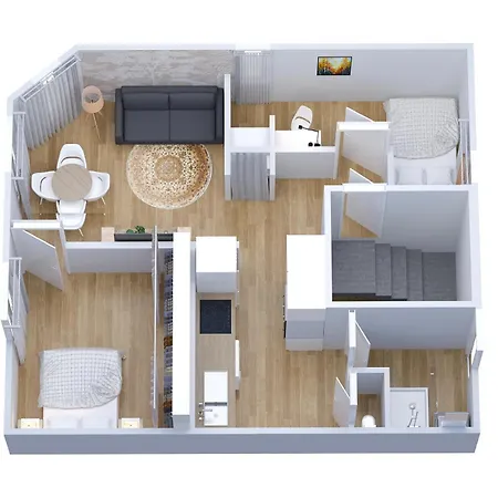 Appartamento - Quartier Des Docks Au Calme - T3 Entièrement Rénové *