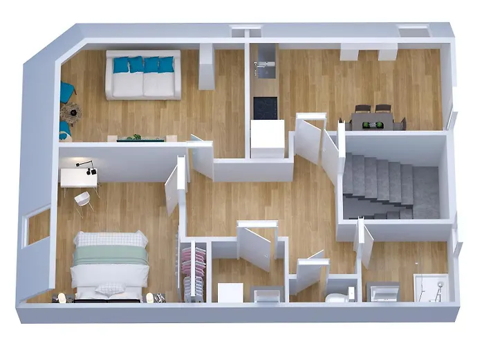 Appartement - Quartier Des Docks Au Calme - T3 Entièrement Rénové Le Havre